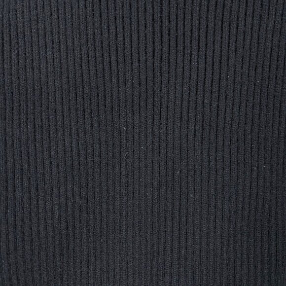 For Love & Lemons Black Ribbed Cropped Nina Cardigan Size Medium - Picture 8 of 10